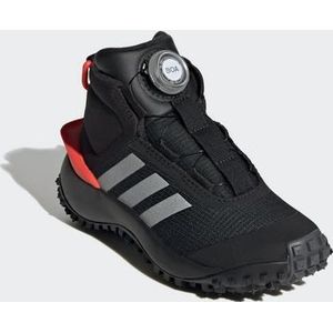 adidas Uniseks kinderen Fortatrail Shoes Kids Boa Low, Core Black Silver Met Bright Red, 30 EU