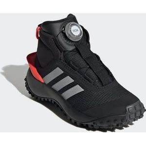 adidas - Fortatrail - Hardloopschoenen - Core Black / Zilver / Rood - Gerecycled Materiaal