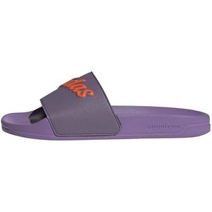 adidas Adilette Shower dames Teenslipper,shadow violet/impact orange/violet fusion,40 2/3 EU