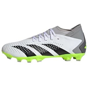 adidas Predator Accuracy.3 Multi Ground uniseks-volwassene Hardloopschoenen, Ftwr White/Core Black/Lucid Lemon, 46 EU