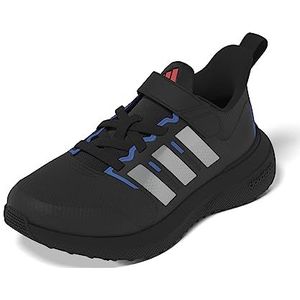 adidas FortaRun 2.0 Sneakers uniseks-kind, Core Black/Silver Met./Bright Royal Strap, 38 2/3 EU