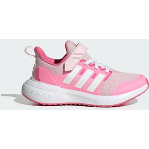 adidas Fortarun 2.0 Cloudfoam Elastic Lace Top Strap Schoenen, uniseks uniseks, Clear Pink FTWR White Bliss Pink, 38 2/3 EU