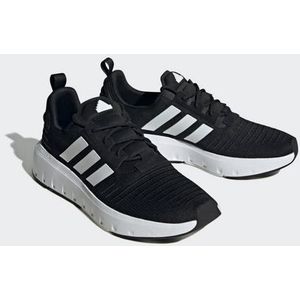 adidas Swift Run 23 Hardloopschoenen voor heren, zwart/Ftwbla/Ftwbla, maat 43 1/3, Veelkleurig (Negbás Ftwbla Ftwbla)