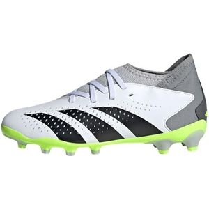 adidas Predator Accuracy.3 Multi Ground uniseks-kind Hardloopschoenen, Ftwr White/Core Black/Lucid Lemon, 28 EU