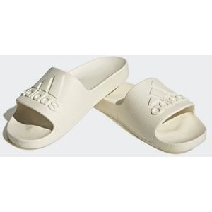 adidas Adilette Aqua Logo Slippers uniseks-volwassene, off white/off white/off white, 43 1/3 EU