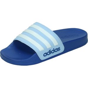 adidas Adilette Shower Slippers uniseks-kind, blue dawn/ftwr white/team royal blue, 33 EU