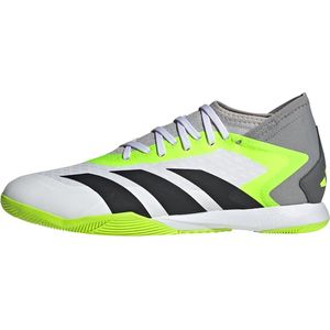 adidas Predator Accuracy.3 Indoor Voetbalschoenen (Indoor) uniseks-volwassene, ftwr white/core black/lucid lemon, 44 2/3 EU