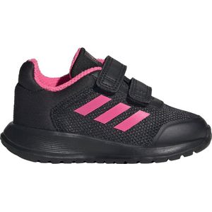 adidas Tensaur Run 2.0 Sneakers voor baby's, uniseks, Core Black/Lucid Pink/Core Black, 23 EU, Core Black Lucid Pink Core Black, 23 EU