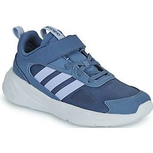 adidas Ozelle Running Lifestyle Elastic Lace with Top Strap uniseks-kind Hardloopschoenen, Crew Blue/Blue Dawn/Ftwr White, 35 EU