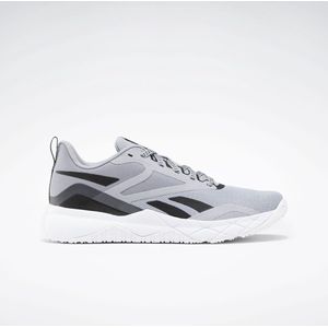 Reebok - NFX TRAINER - Sneaker - CLGRY3/CBLACK/CDGRY6 - Lichtgewicht - Ademend Mesh - EVA Tussenzool - Flexibiliteitsgroeven Voorvoet - Volledige Rubberen Buitenlaag - Vetersluiting - Voering Van Textiel