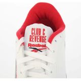 Reebok Club C Revenge heren Sneaker Low top, Ftwr White Vector Red Black, 45.5 EU
