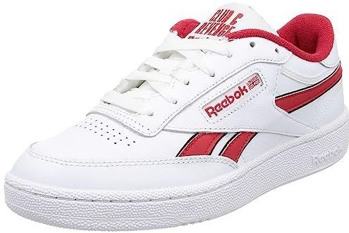 Reebok Club C Revenge heren Sneaker,CHALK/FLASRD/BLACK,37 EU