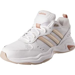 adidas Strutter Shoes Sneakers dames, ftwr white/wonder gold met./wonder beige, 42 EU