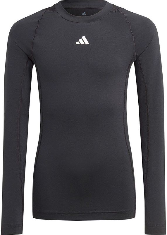 adidas - Techfit - Ondershirt - Zwart - Katoen/Gerecycled Polyester