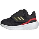 adidas RunFalcon 3.0 Hook-and-Loop Sneakers uniseks-baby, Core Black/Gold Met./Better Scarlet, 22 EU