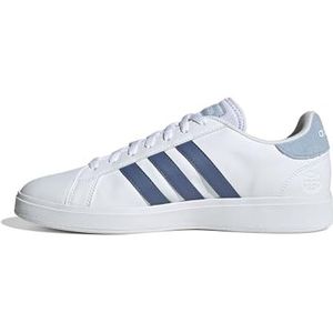 adidas Grand Court TD Lifestyle Court Casual Shoes heren Sneaker, ftwr white/crew blue/wonder blue, 46 EU