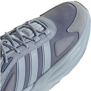 adidas Ozelle Cloudfoam Sneakers voor heren, Zilver Violet Wonder Blauw Crew Blauw, 42 2/3 EU