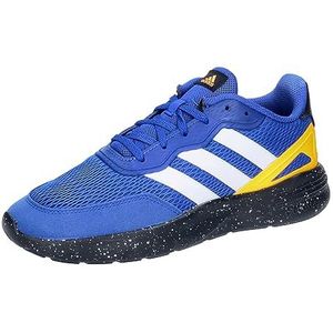 adidas Nebzed Lifestyle Lace Running Sneakers uniseks-kind, Team Royal Blue/Ftwr White/Flash Orange, 34 EU