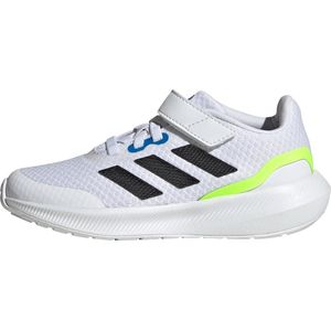 adidas Sportswear RunFalcon 3.0 Schoenen met Elastische Veters en Klittenband - Kinderen - Wit- 38 2/3