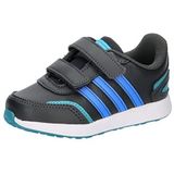 adidas Vs Switch 3 Lifestyle Running Hook and Loop Strap Shoes, uniseks babyschoenen, Carbon Bright Royal Arctic Fusion, 19 EU