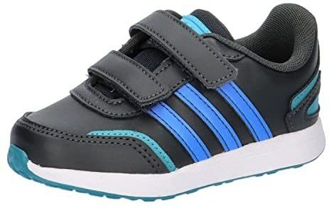 adidas Uniseks-Baby VS Switch 3 Lifestyle Running Hook and Loop Strap Shoes, carbon/bright royal/arctic fusion, 20 EU
