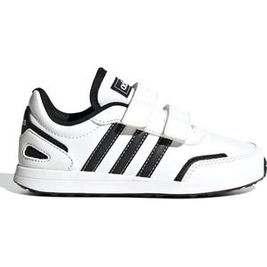 adidas Vs Switch 3 Lifestyle Running Hook and Loop Strap Hardloopschoenen voor kinderen, uniseks, Ftwr White Core Black Core Black, 32 EU