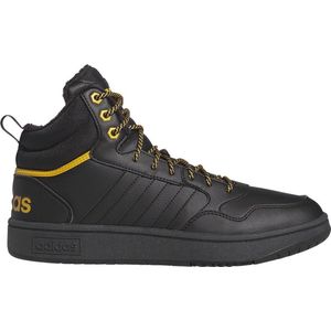 Adidas - Hoops 3.0 Midtr - Schoenen - Zwart - Synthetisch Leer