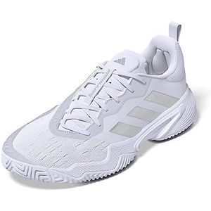 adidas Barricade W, Shoes-Low (Non Football) dames, Ftwr White/Silver Met./Grey One, 38 EU, Ftwr Wit Zilver Met Grey One, 38 EU