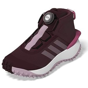 adidas Fortatrail Boa Gymschoenen voor kinderen, uniseks, Shadow Red Wonder Orchid Clear Pink, 33.5 EU