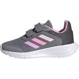 adidas Tensaur Run Sneakers uniseks-kind, Grey Three/Bliss Lilac/Bliss Pink Strap, 38 2/3 EU