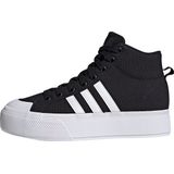 adidas Bravada Mid Platform Sneaker, FTWR Wit/Spark/Team Royal Blue, 4,5 UK, Ftwr White Spark Team Royal Blue, 37 1/3 EU