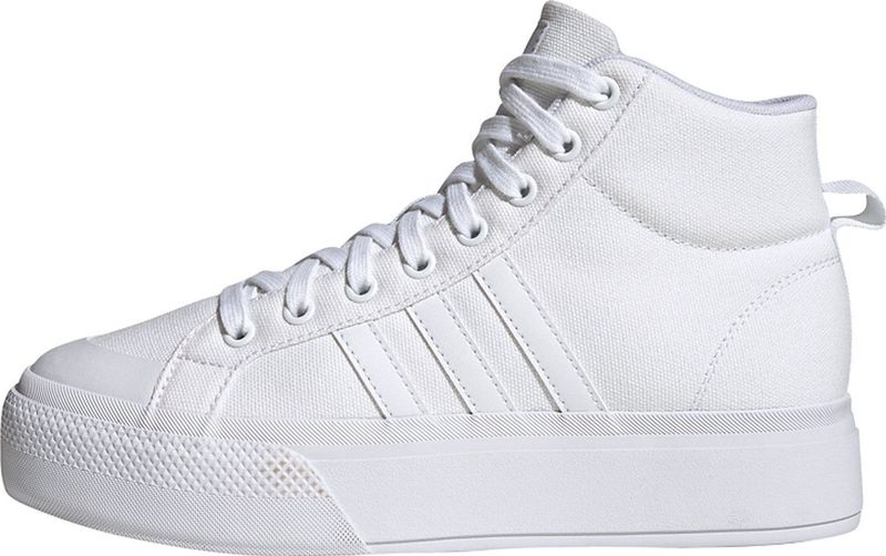 Adidas - Bravada 2.0 Mid Platform - Schoenen - Zwart - Canvas - Cloudfoam