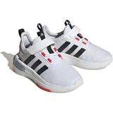 adidas Racer TR23 Sneaker uniseks-kind, Ftwr White/Core Black/Bright Red Strap, 31 EU