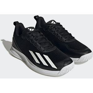 adidas Courtflash Speed Tennis heren Sneakers, core black/ftwr white/matte silver, 48 EU