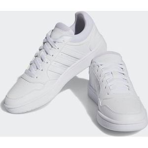 adidas Heren Hoops 3.0 Low Classic Vintage Schoenen Sneakers, Ftwr White Ftwr Wit Core Zwart, 47 1/3 EU