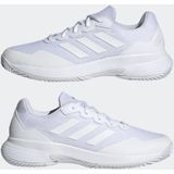 adidas - Gamecourt 2.0 - Tennis Schoenen - Wit - Mesh - Gevoerde Hak