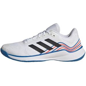 adidas Novaflight Volleybal heren Sneakers, ftwr white/core black/bright royal, 40 2/3 EU