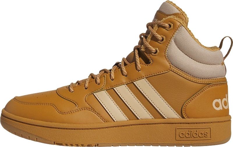 adidas - Hoops 3.0 Mid - Basketball Schoenen - Geel - Textiel