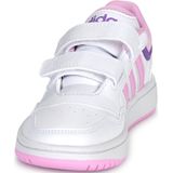 adidas Hoops Lifestyle Basketball Hook-and-Loop uniseks-kind Sneakers, ftwr white/bliss lilac/violet fusion, 35 EU