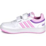 adidas Hoops Lifestyle Basketball Hook-and-Loop uniseks-kind Sneakers, ftwr white/bliss lilac/violet fusion, 35 EU