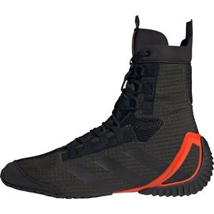 Adidas Speedex 23 - Boksschoenen-Zwart/Groen/Oranje - 40