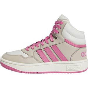 adidas - Hoops Mid 3.0 - Schoenen - Beige - Gerecycled Materiaal