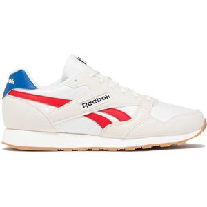 Reebok - Classic Sneakers - Offwhite/Rood - Synthetisch/Textiel