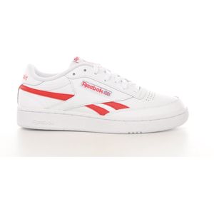 Reebok, Schoenen, Heren, Wit, 44 EU, Club C Revenge Heren Lage Schoen Cloud White/vector Red/cloud White