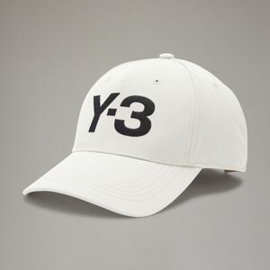 Y-3, Accessoires, Heren, Grijs, ONE Size, Polyester, Logo Baseballpet van Gerecycled Polyester