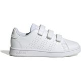 adidas Advantage Court Lifestyle Hook-and-Loop Sneakers uniseks-kind, Ftwr White/Ftwr White/Grey One, 33.5 EU