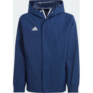 adidas Uniseks kinderen Entrada 22 All-Weather Jacket, Team Navy Blue 2, 15-16 jaar