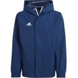 adidas Entrada 22 Jack - Blauw - 100% Gerecycled Polyester