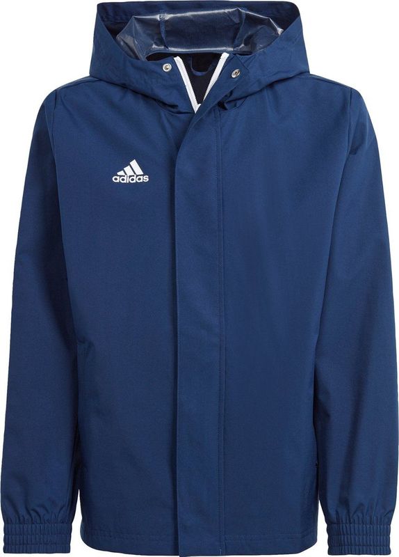 adidas Entrada 22 Jack - Blauw - 100% Gerecycled Polyester