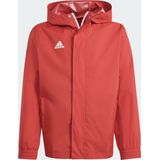adidas - All-Weather Voetbaljack - Zwart - 100% Gerecycled Polyester